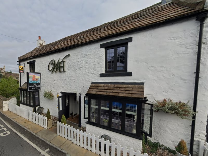 Located in Leyburn, The Wensleydale Heifer has a 4.8* rating from 583 reviews. OpenTable says: “The contemporary British menu includes seafood from across Britain plus locally sourced meat and veg, all prepared using the Wensleydale Heifer philosophy – keep it simple.”