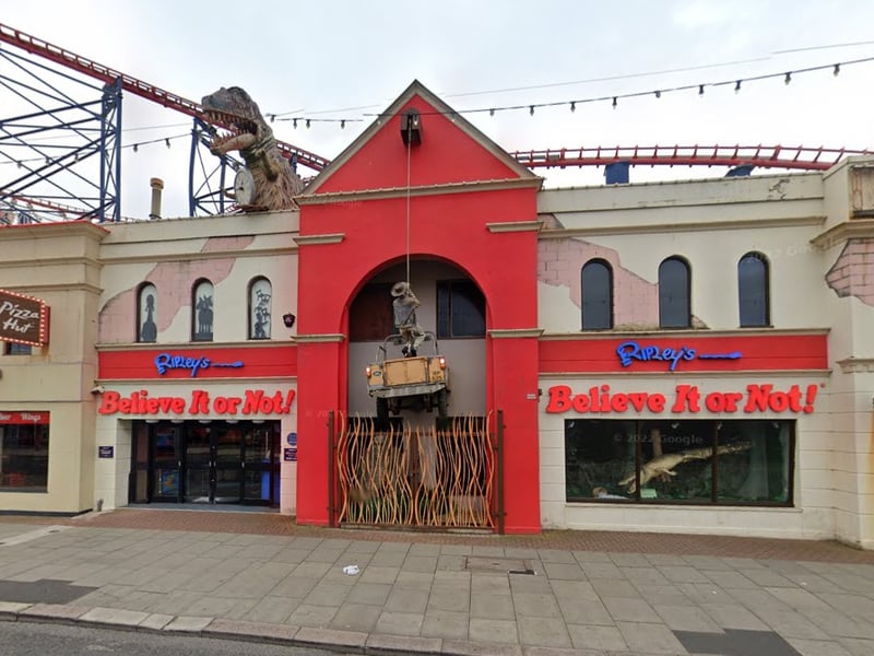 Ocean Boulevard, Promenade, Blackpool, FY4 1EZ | 4 out of 5 (436 Google reviews) | Museum with kitschy oddities on display, including shrunken human heads & rare animal skeletons.