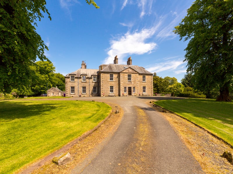 The Pitcon estate not only offers an 18th-Century house with a commanding facade, but its substantial walled garden is Georgian too. The house was completed in 1797 and is B-listed.