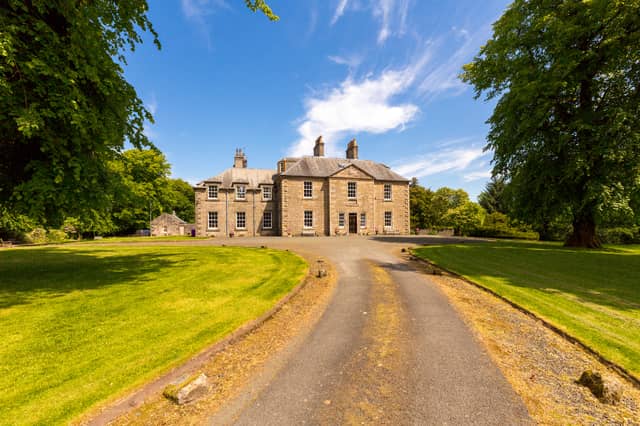 The Pitcon estate not only offers an 18th-Century house with a commanding facade, but its substantial walled garden is Georgian too. The house was completed in 1797 and is B-listed.