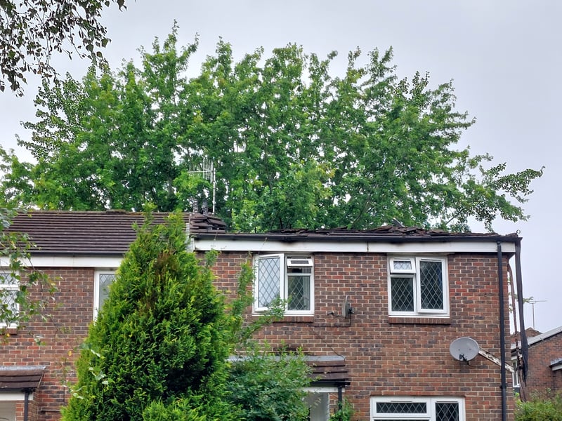 Firefighters tackled the blaze for around three hours before deeming it safe to leave the site.