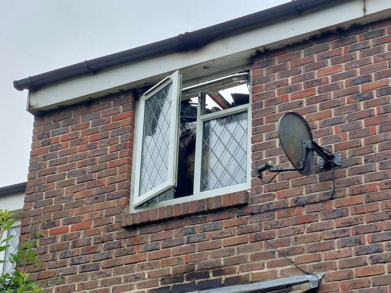 Fortunately no one was hurt in the incident.
