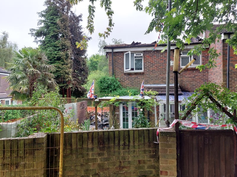 There was a large amount of smoke which which fire crews cleared with ventilation fans.