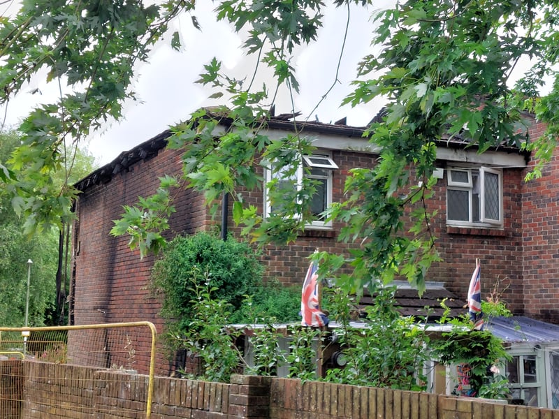 Fire crews from across the area attended to tackle the blaze.