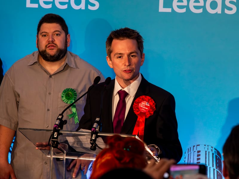 Mark Sewards (Labour) won the seat in Leeds South West and Morley.