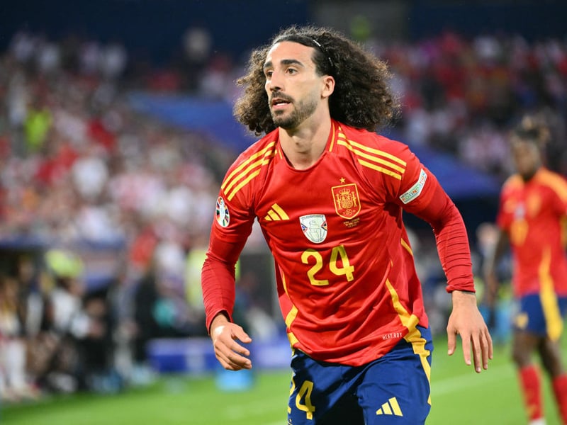 After a tough season with Chelsea, the Spanish left-back excelled as his team lifted a fourth Euros trophy. With an average rating of 7.57, the 25-year-old completed 292 passes with a passing accuracy rate of 90.1%. He also grabbed the crucial assist that won the final.