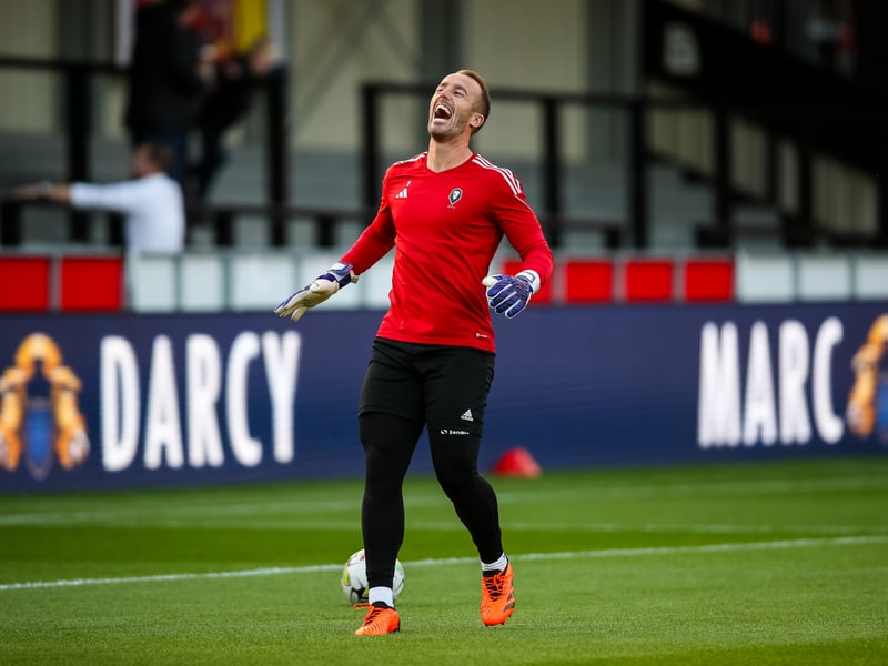 The goalkeeper came on as a subsitute at half-time and is now heading back to Leeds.