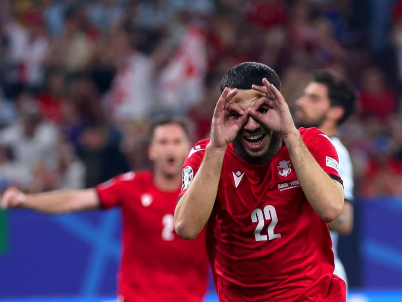 Like Schranz, the Georgian hotshot bagged three goals in four games before his team were dumped out at the last 16 stage. Still has a chance of lifting the award.