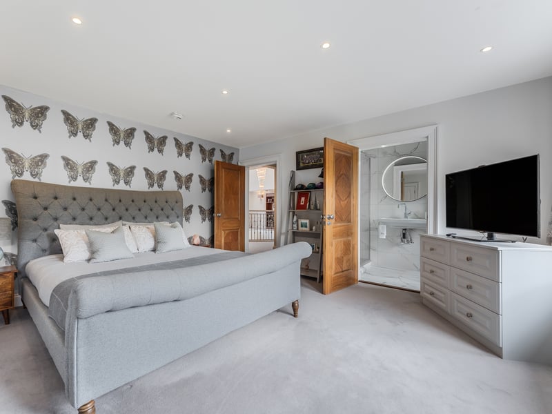 Another of Heathfields's bedrooms including en-suite. 
