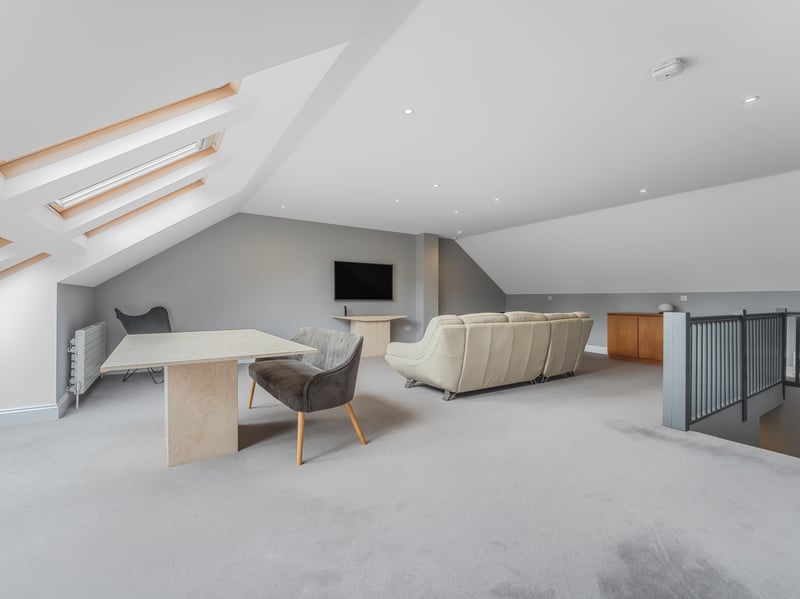 The second floor bedroom