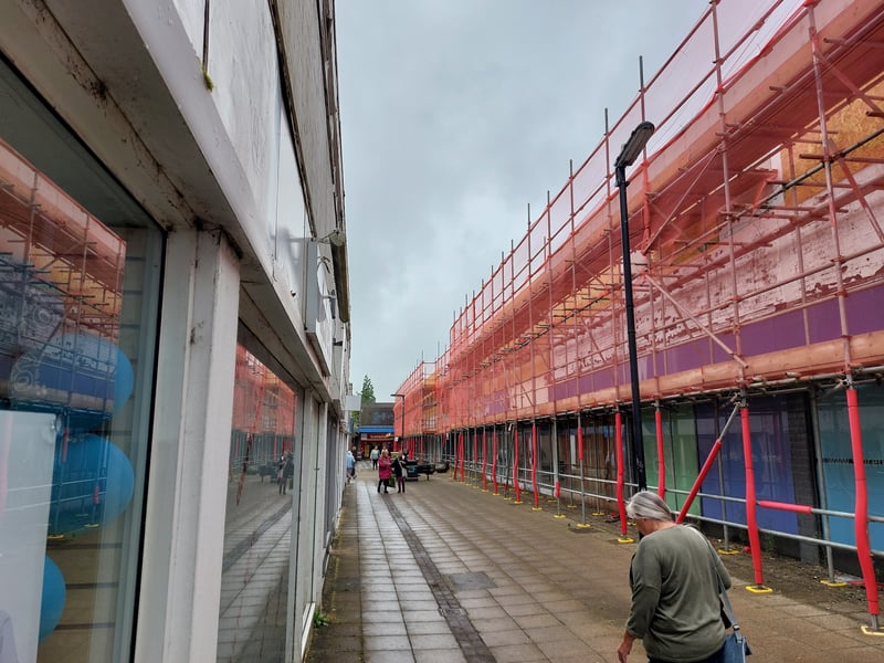 The shop units are also being renovated to encourage new businesses.