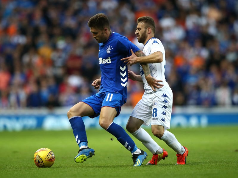 The enigmatic forward was the Gers joint top scorer the previous season, but left the club exactly a month after this game to move to Wigan Athletic. Spent five seasons with Sheffield Wednesday, but left in the summer to sign for newly promoted Wrexham, where he has already scored three goals in his first six games.
