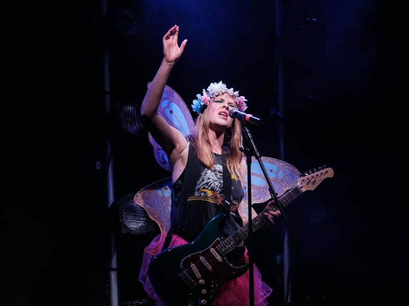 Exploring the impact of mental illness on family and challenging traditional feminine behaviour, children’s entertainer Fairy Sprinkles is trying to keep it together at a party whilst the rest of her life is spinning out of control. A stand-up comedy gig paired with a live music concert, Party Girl is a rollercoaster of outrageous storytelling vignettes interspersed with original rock songs which tackle themes of class politics, alcoholism and childhood innocence. Singing through the juxtaposition of her glittery day job and the painful reality of her life, where caring for a bipolar mum is beginning to drain her sense of identity, Fairy Sprinkles welcomes everyone to the party with a cracked smile as she gifts audiences their very own pointed party hats. Party Girl, at Summerhall, Cairns Lecture Theatre, August 1-26 (not 12 & 19), 9.20pm. Tickets £17, https://tickets.edfringe.com/whats-on/party-girl?day=05-08-2024.