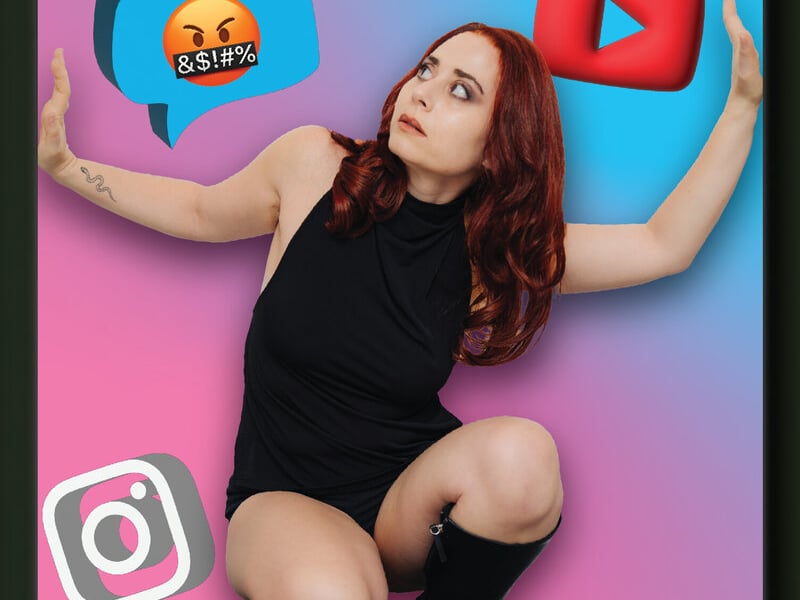 Villain Era is the debut multimedia comedy show by actor, playwright, producer Star Stone and directed by Ryan Cunningham (Amy Schumer: Growing (2019), Ilana Glazer: The Planet Is Burning (2020), Broad City (2014). Star shares her outrageous true story of going viral online and becoming an internet ‘villain’ to millions. Her life changes overnight, facing a barrage of harassment, ranging from hateful messages to literal death threats. Sharing her wild autobiographical story publicly for the first time, Star reveals it all from battling bots, trolls, the online vegan mafia, and the real effects it had on her, in this one-woman multimedia comedy show. Villain Era at Greenside @ George Street, August 2-10, 12-17, 19-24, 5.10pm. Tickets £13, at https://tickets.edfringe.com/whats-on/villain-era.