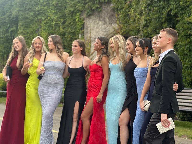 A group poses for a picture