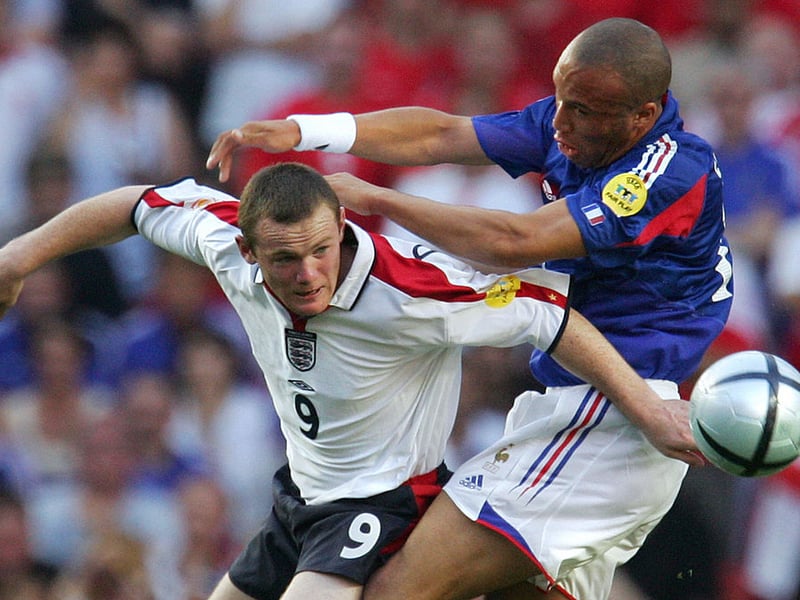 One of the most memorable tournament performances in memory, Rooney dominated the Euro 2004 group stages, scoring four goals in the first three games. His header against Switzerland at the age of 18 years and 237 days made him the Euros youngster goal scorer at the Euros when he scored it.