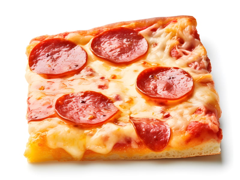 There was just something so exciting about eating a square-shaped pizza rather than the usual triangle slice. At school in the 1990s, the pizza toppings were usually margherita or pepperoni, and they were absolutely delicious. (Photo: Randall - stock.adobe.com)