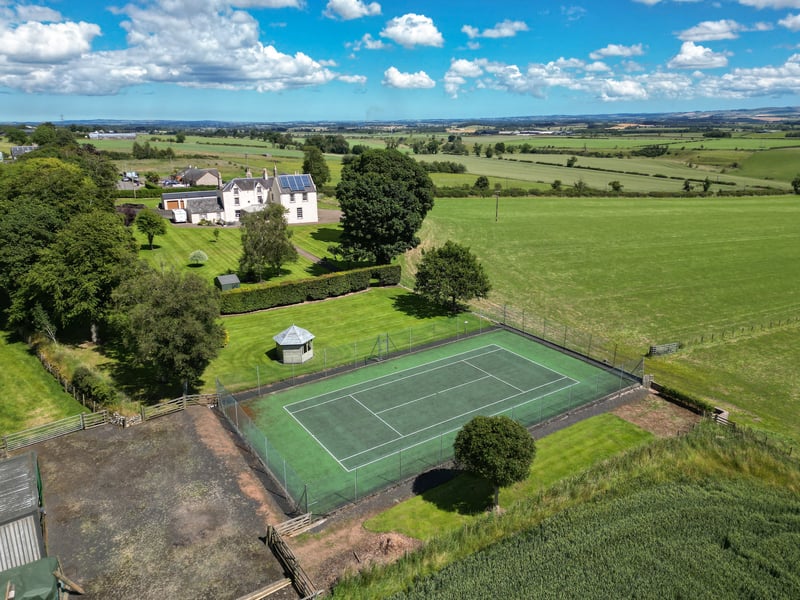 Hume Hall is a commodious country house sat comfortably in the heart of the Scottish Borders, offering picturesque southerly views. The original part of the house dates from the early 19th Century with tasteful later additions.