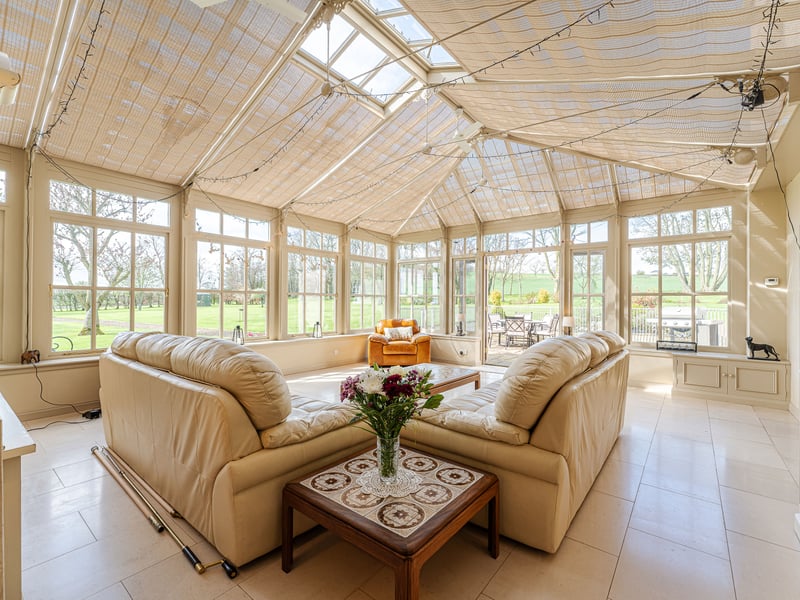 The house has four public rooms, a large country kitchen with Aga, and six bedrooms, with a further two rooms on the second floor. 