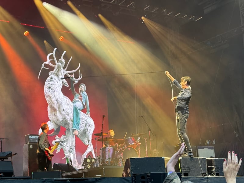 Suede played a hit-packed set.