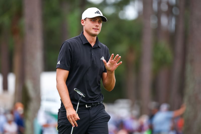 Also with odds of 12/1 is Ludvig Aberg. The Swede was a member of the winning European Ryder Cup last year and finished second in this year's Masters - his first major tournament. 