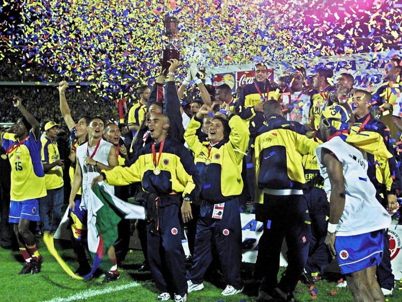 The Colombians weren't able to double their tally in the USA, as they lost to Argentina. However, they've only won the Copa America once before. Lifted the trophy on home soil, Iván Córdoba's 65th minute strike handed them a 1-0 win over Mexico in Bogotá.