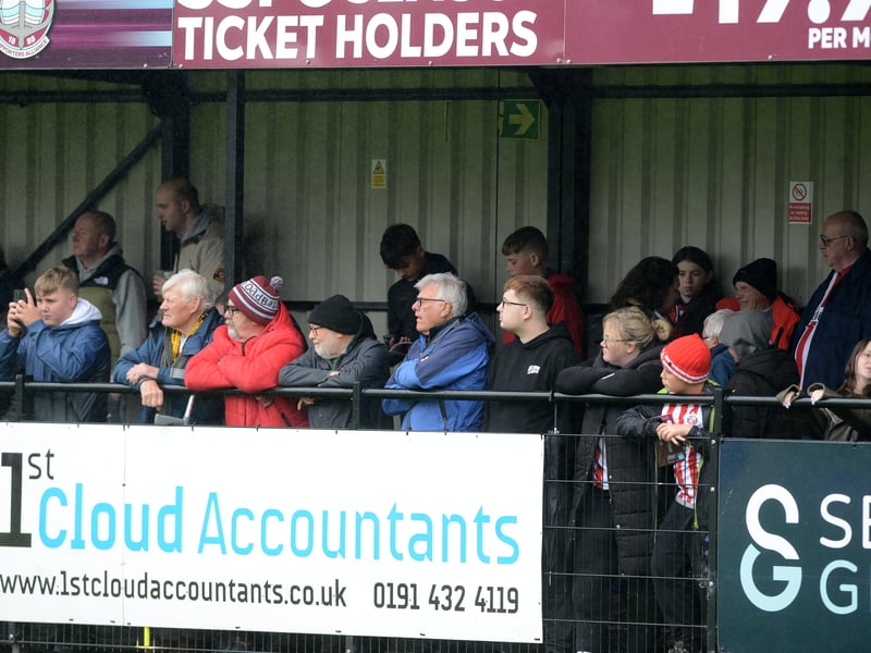 Sunderland fans in action during the Black Cats' 5-0 away pre-season win against South Shields.
