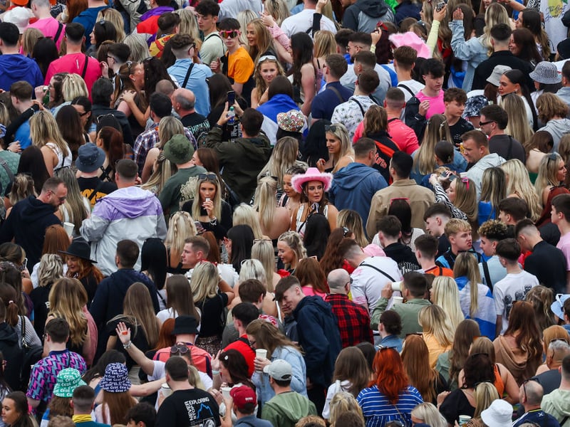 A packed main stage crowd for Natasha Bedingfield.