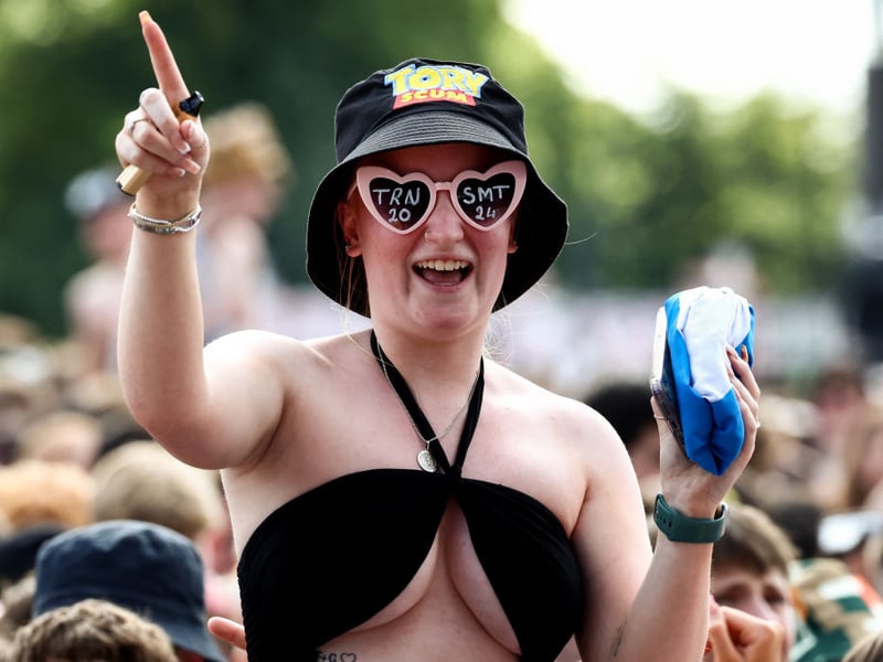 There's no need to buy expensive merch when you can make your own TRNSMT 2024 sunglasses.