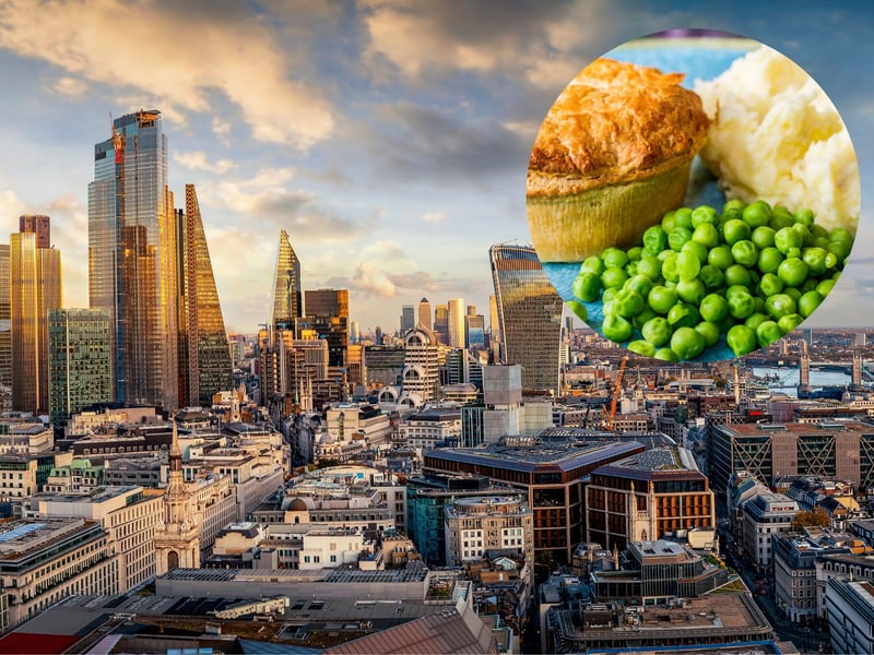 An East End classic which came about thanks to London’s iconic River Thames. In the 1800s the waterway was full of eels and local pie shops began using the fish for pie filling as a cheaper alternative to using meat - traditionally served with mashed potato and a hot parsley liquor gravy. While many pie shops today still offer jellied eels, a baked minced beef version of the pie is more widely served in the city.