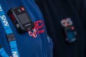 A close up of the Rotherham NHS Foundation Trust's lightweight bodyworn cameras.