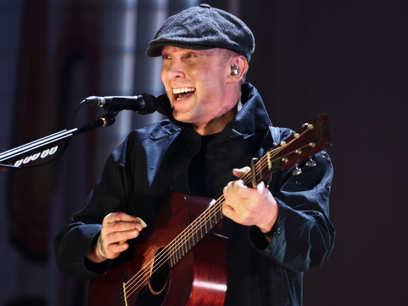 Gerry Cinnamon's set dipped into songs from his two studio albums - The Bonny and Erratic Cinematic.