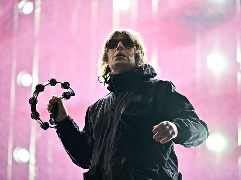 Liam Gallagher played a set celebrating the 30th anniversary of Oasis' debut album Definitely Maybe.