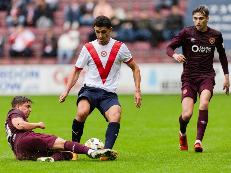 6/10 Slid into tackles with his usual aggression. Played some tidy one-touch passes as well.