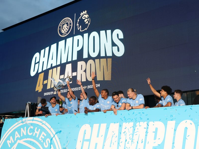 Pep Guardiola's side have won six of the last seven league titles and their triumph last season was their fourth in a row. It was the first time an English club had completed such a feat as Arsenal pushed them to the final. However, doing it for a fifth time could prove a challenge and it's predicted they will come up just short. 