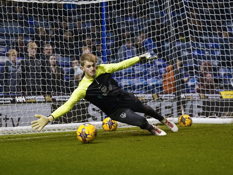 19-year-old Pompey keeper is likely to be third in the goalkeeping list, behind Norris and Archer