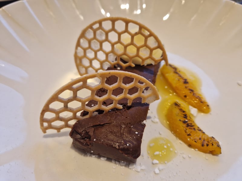 The Lightship, Haslar Marina, dishes up a range of delectable meals with stunning views across the water.
Pictured: Dark chocolate delice