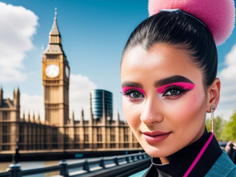 People in London will be dressing in quite the bold fashion in the year 2050, at least according to AI. Photo: Picsart