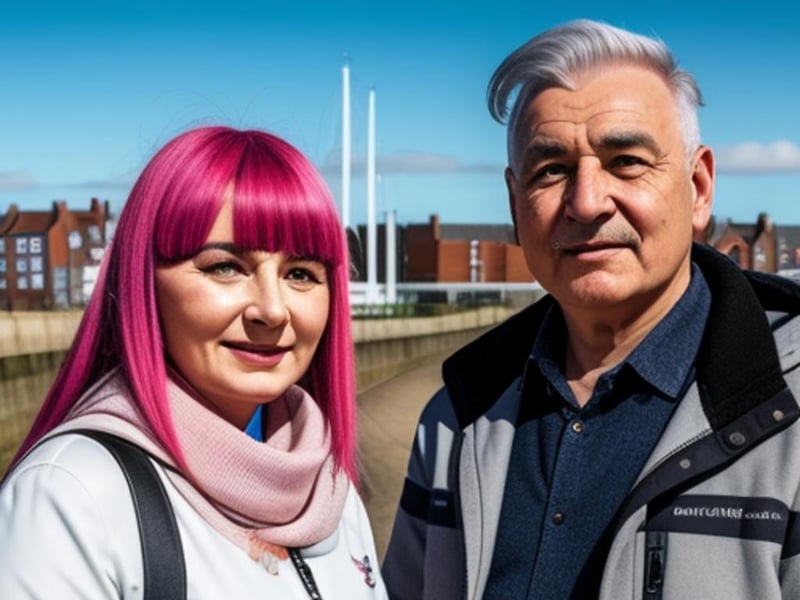 This is what people in Sunderland could look like in 2050, according to AI. Photo: Picsart