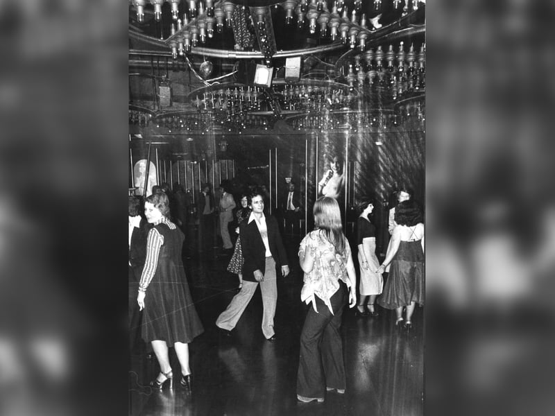 Inside Josephine's nightclub, in Sheffield city centre, in 1977