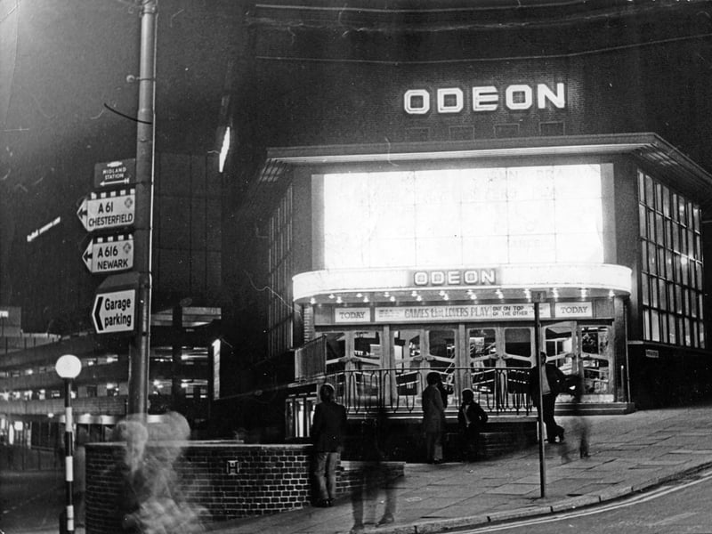 The Odeon Cinema, on Flat Street, Sheffield city centre, in 1971