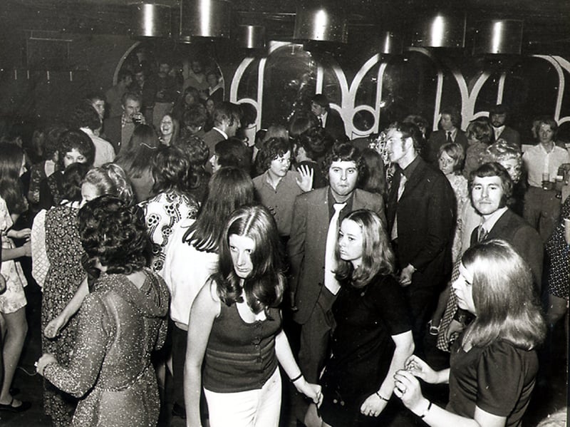 Sheffield's Penny Farthing nightclub, on Eyre Street, in the city centre, in 1971