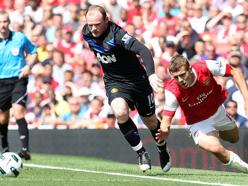 The final time he would appear on the cover, Rooney was joined by Arsenal's classy midfielder Jack Wilshere.