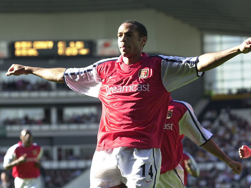 One of biggest names on the planet at the time, the Arsenal legend adorned the cover in 2022 in his the Gunners' nike home shirt. Henry defined this era of the game.