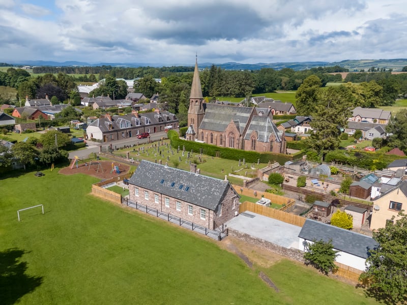 This home is a former primary school built in the 1830s, which had lain empty since 1983, but has recently undergone a full conversion and restoration, including the addition of a contemporary extension.