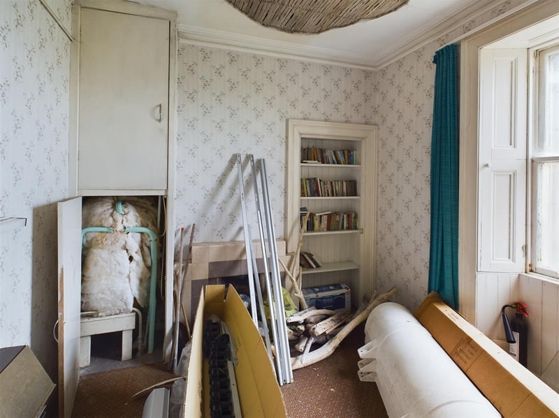 The second bedroom needs some attention.