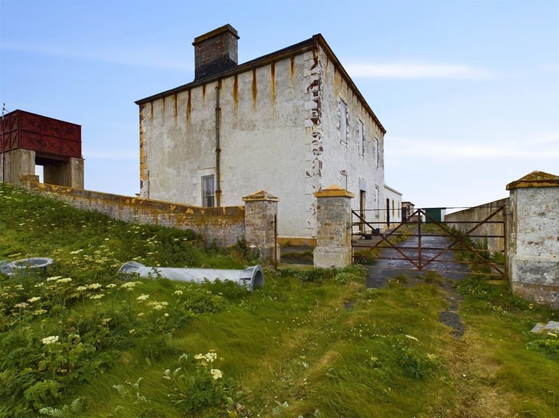 The main lighthouse keeper building on Copinsay.