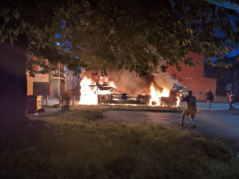 Officers were first called to Luxor Street, Harehills, at about 5pm today to an “ongoing disturbance” involving “agency workers and some children”.