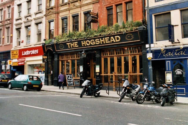 Do you remember The Hogshead on Lower Briggate? It opened 1997 in the former premises of Watson Cairn Cycles, previously Lockharts Cocoa Rooms.