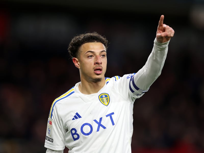 Leeds United's new permanent captain and expected to move back into defensive midfield, with Pascal Struijk and now Max Wober partnering Rodon.